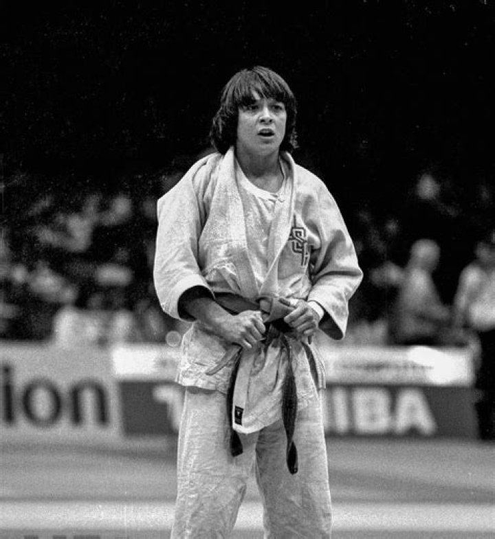 AnnMaria De Mars was captured wearing dress of Judo
