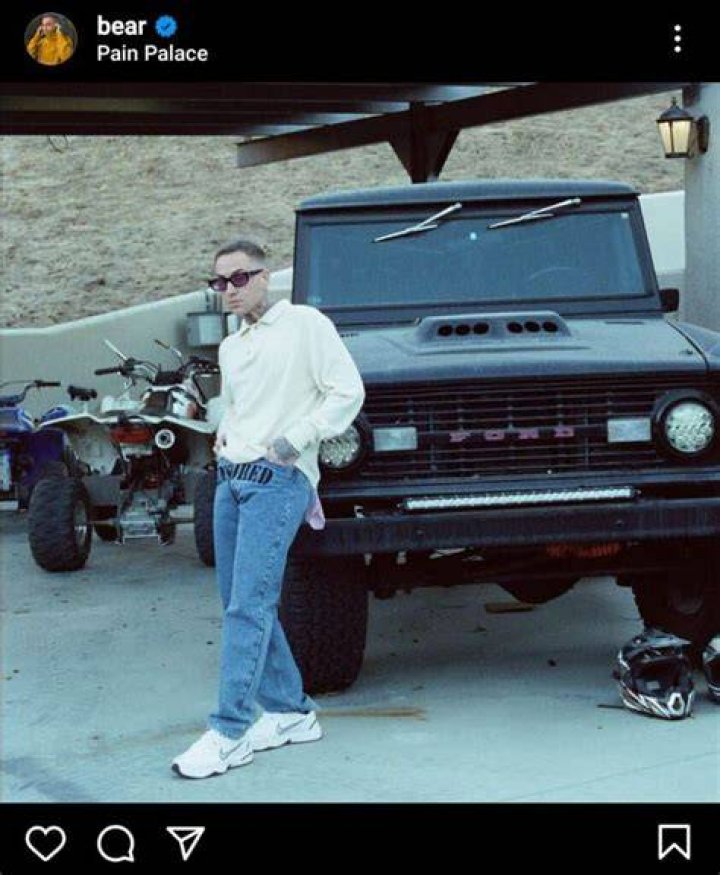 Blackbear with his 1977 Ford Bronco