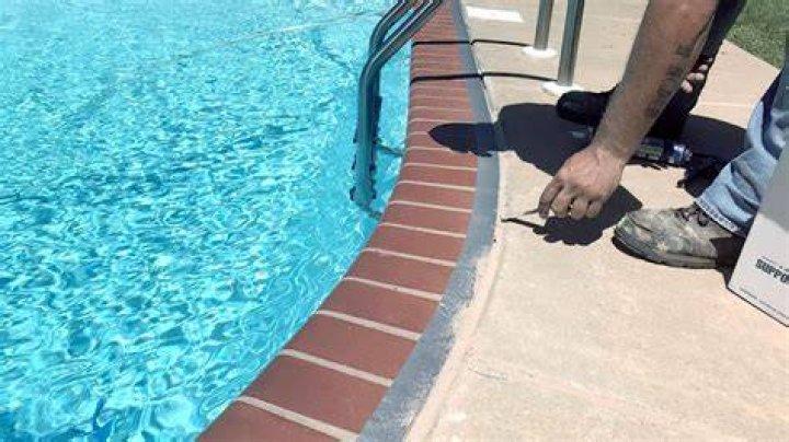 How do you repair a pool slide?