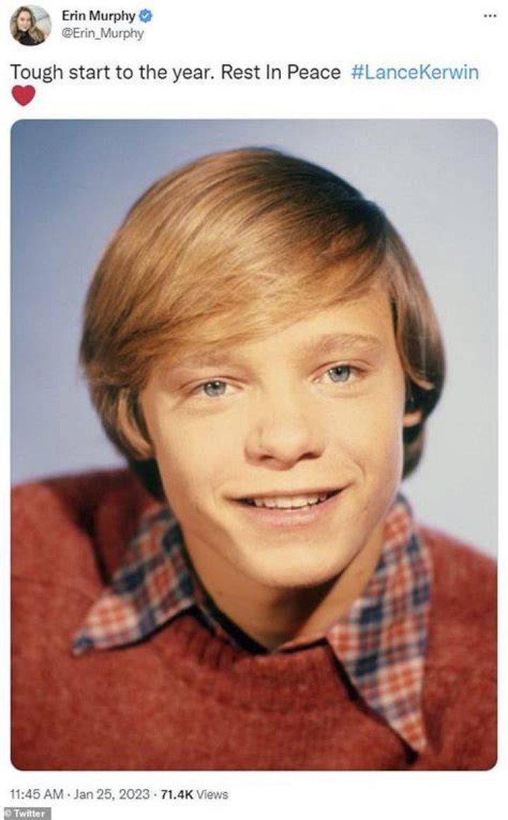 RIP Lance Kerwin! ‘James at 15’ actor passed away at age 62 Lance Kerwin gained stardom during his childhood career