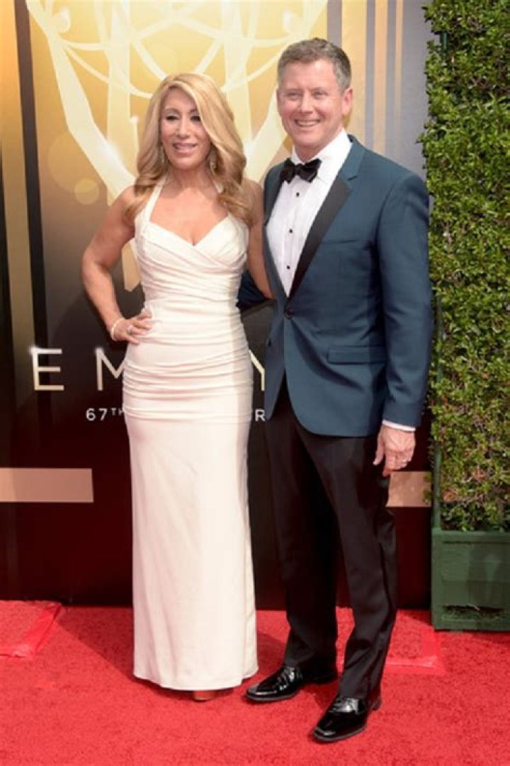 Lori Greiner with Dan Greiner photographed short after their marriage.