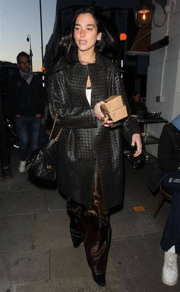 Stylish singer Dua Lipa spotted leaving a studio in New York City