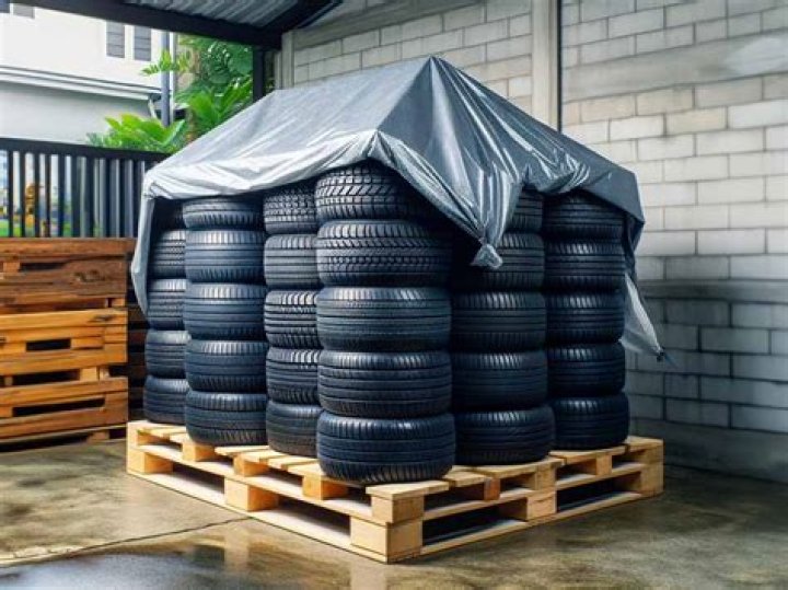 Where should winter tires be stored?